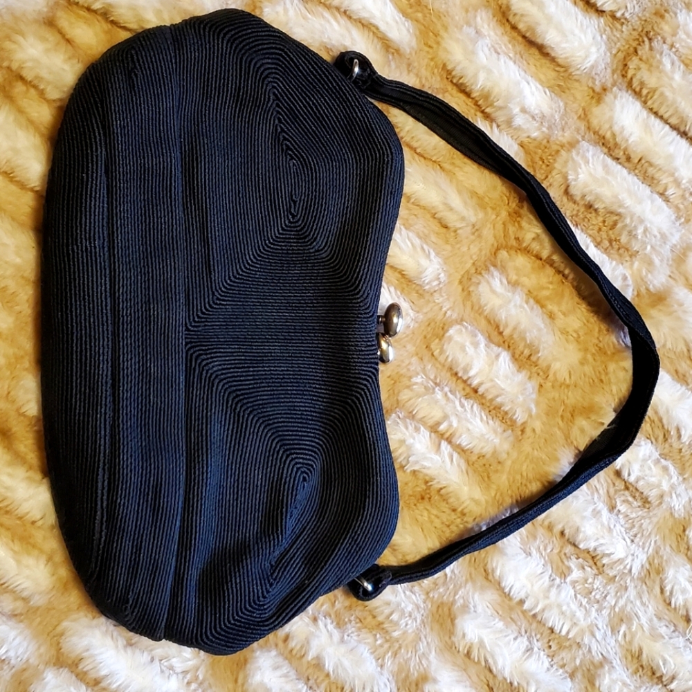 Vintage 50s ribbon bag